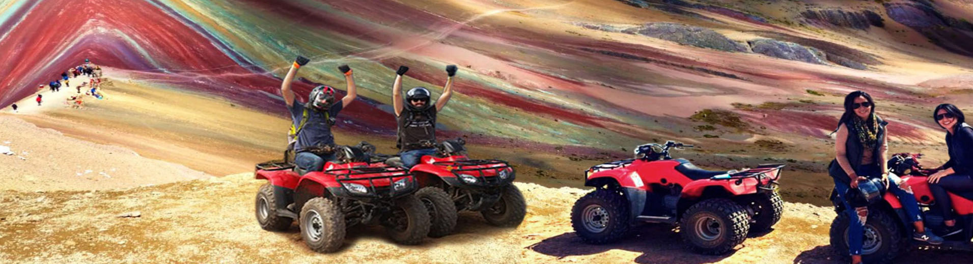 montaña arco iris cuatrimotos atv